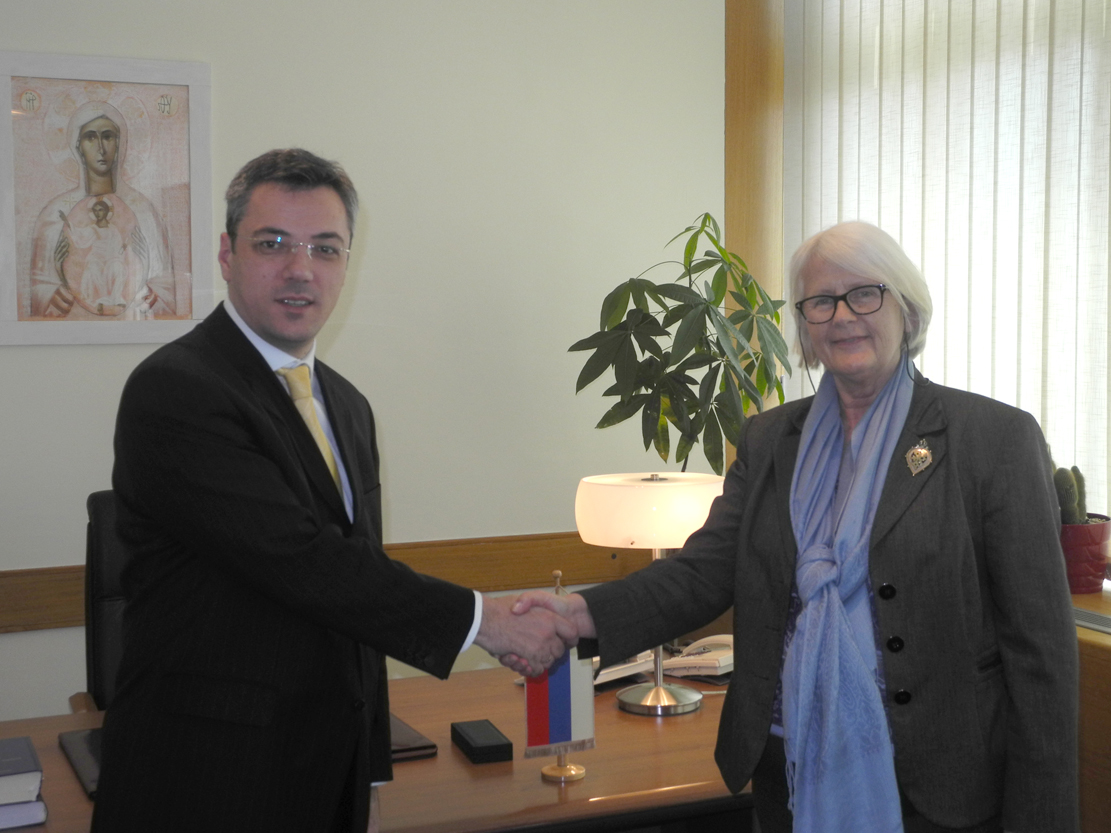 Susret zamjenika predsjedavajućeg Doma naroda, Ognjena Tadića s ambasadoricom Norveške 